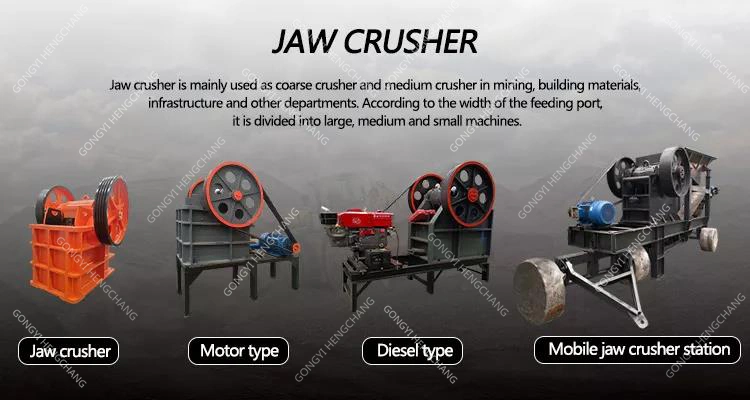 Good Performance Small Scale PE Diesel Engine Industrial Asphalt Cobble Granite Gold Mining Quarry Limestone Ore Rock Stone Jaw Crusher Machine Price