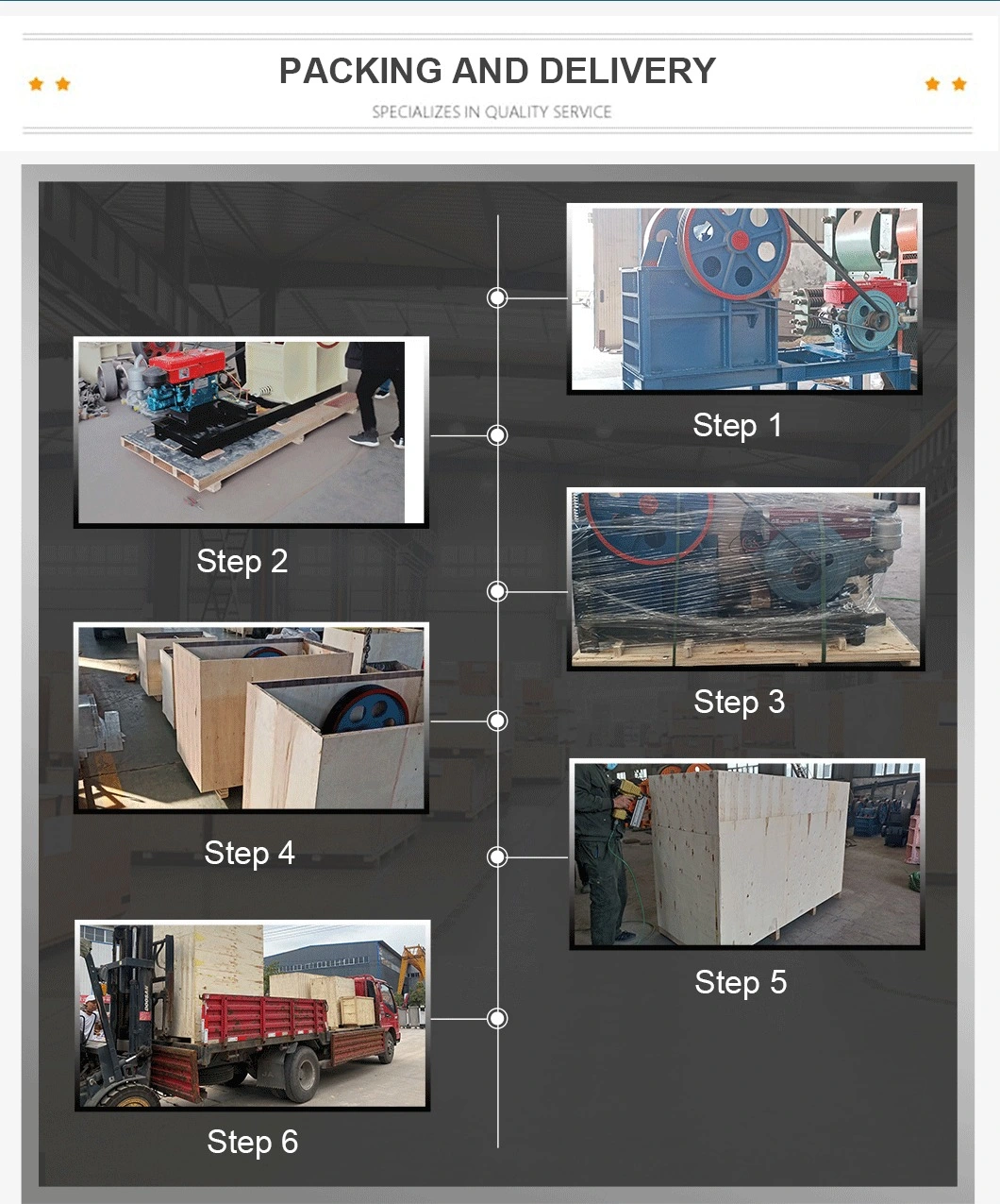 PE250*400 Jaw Crusher Equipment Discharge Into 20mm Stone Primary Crushing Machinery