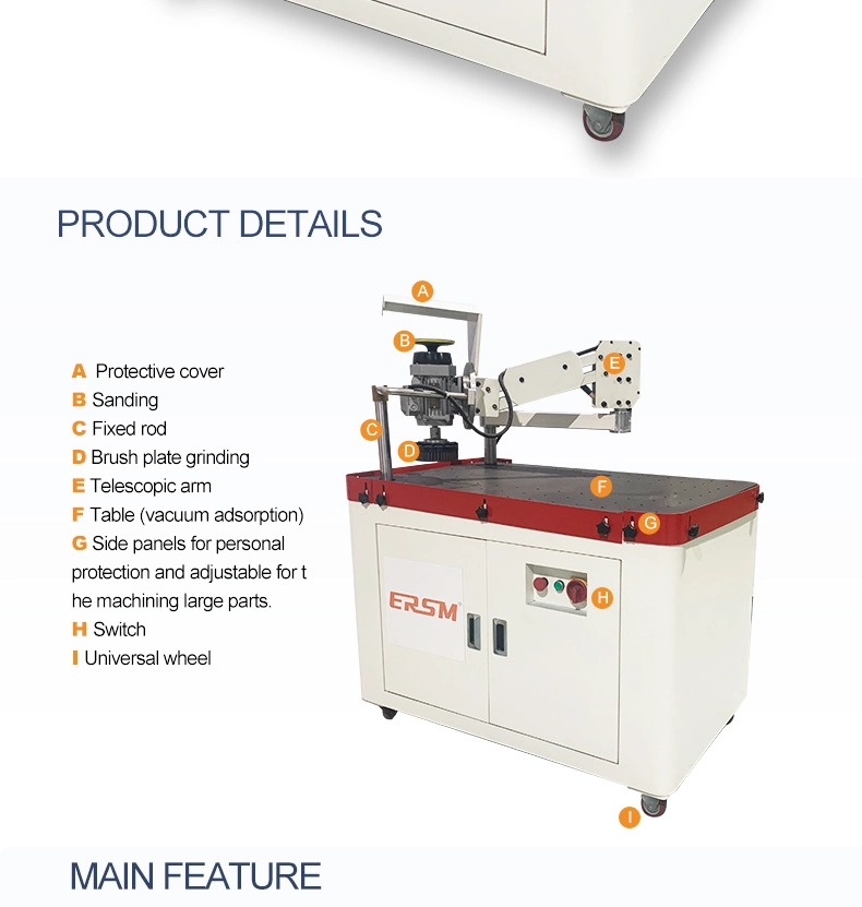 Sheet Metal Surface Manual Deburring and Polishing Machine