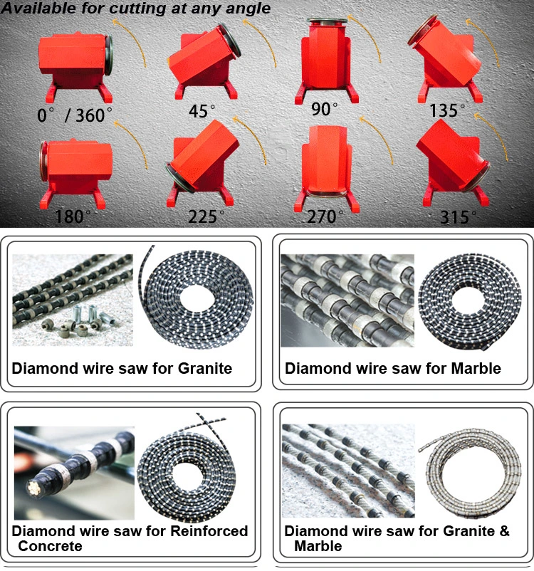 China Factory Direct Diamond Wire Saw Machine for Stone Quarrying and Concrete Cutting