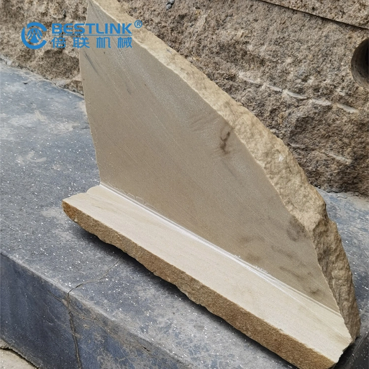 L-Shaped 90 Degree Corner Stone Feedback From Customer, Awesome Work by Thin Stone Veneer Saw Cutting Machine