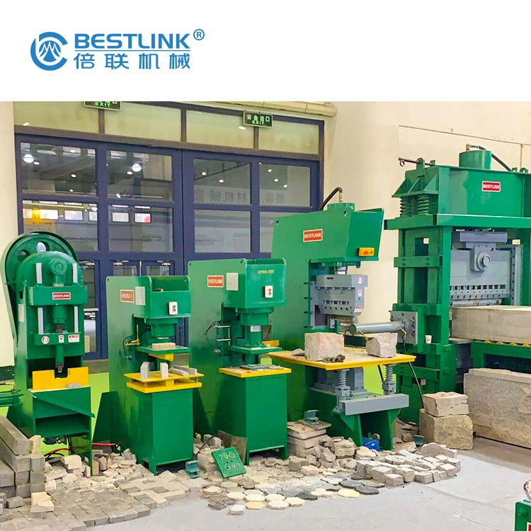 Bestlink Factory Price Stone Splitter Guillotine Hydraulic Stone Splitting Cutting Machine for Curb Kerb Stone Marble Granite Paving Stone Wall Stone