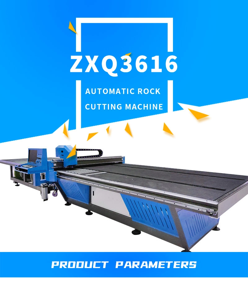 Granite Slab Contertop Polishing CNC Hand Stone Cutting Machine Zxq3616