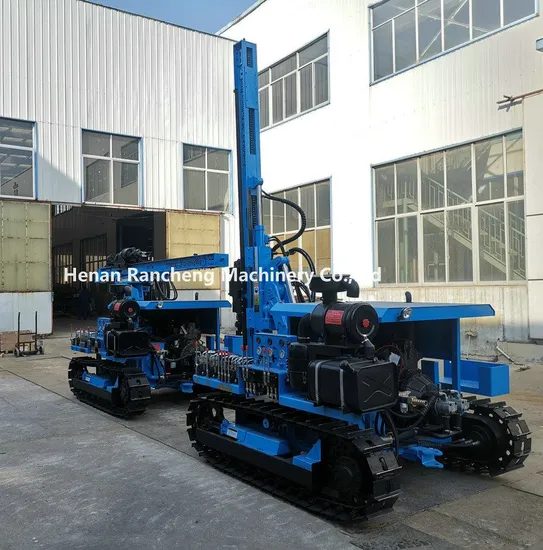 지구 오거 기계 가격, 최고의 품질, 채석장 광산 엔지니어링에 사용되는 RC100ya2 크롤러 드릴링 머신, 할인 가격의 폭발 구멍