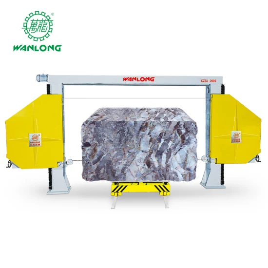 Wanlong 자동 다이아몬드 와이어 톱 기계 화강암 대리석 석재 기계